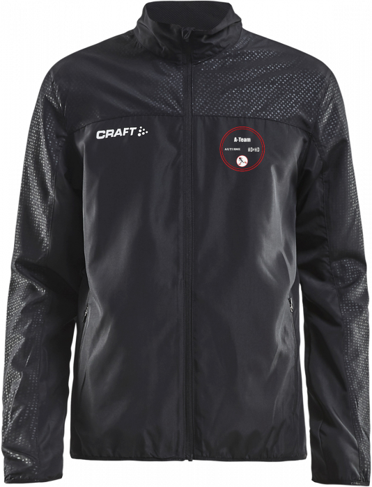 Craft - A-Team Running Wind Jacket (Men) - Black & white